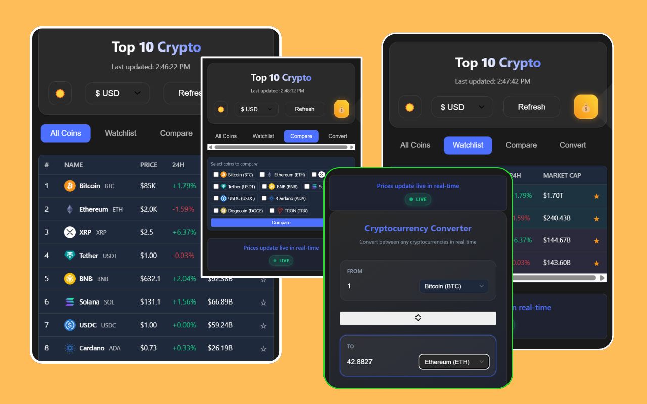 Top 10 Crypto Tracker thumbnail 3